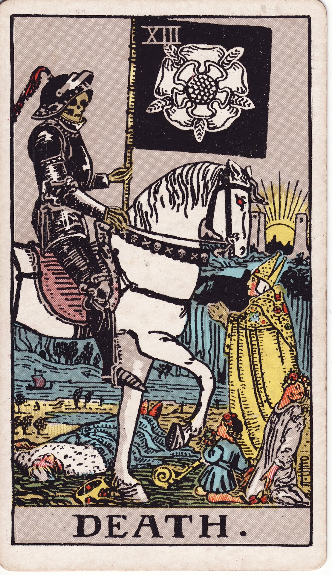 Смъртта tarot card Rider-Waite
